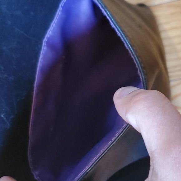 Black leather coach cross body bag - Picture 5 of 9